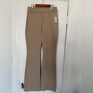 Old Navy Pixie Flare Pants in Tan